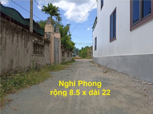 Bán đất Nghi Phong187 m2